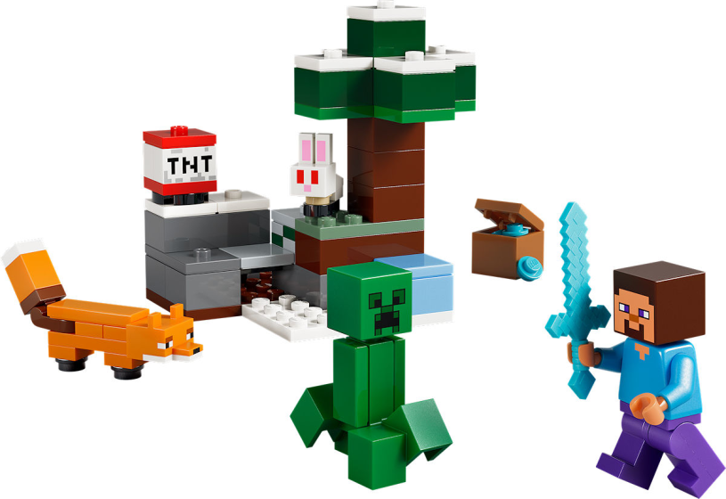 LEGO Minecraft Steve's Taiga-avontuur