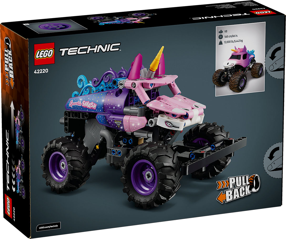 LEGO Technic Monster Jam Sparkle Smash pull-back