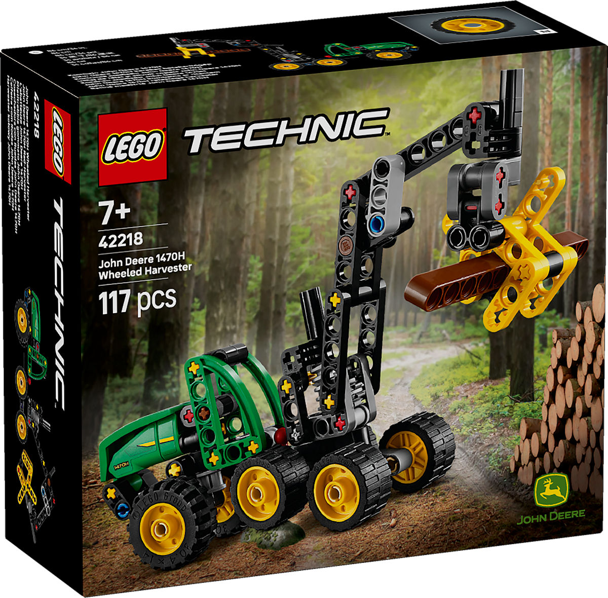 LEGO Technic John Deere 1470H houtoogstmachine