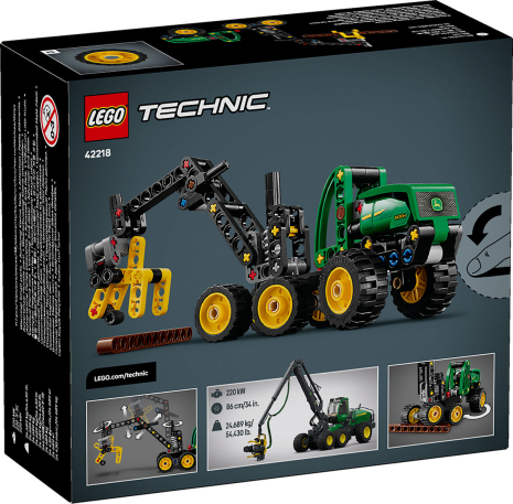 LEGO Technic John Deere 1470H houtoogstmachine