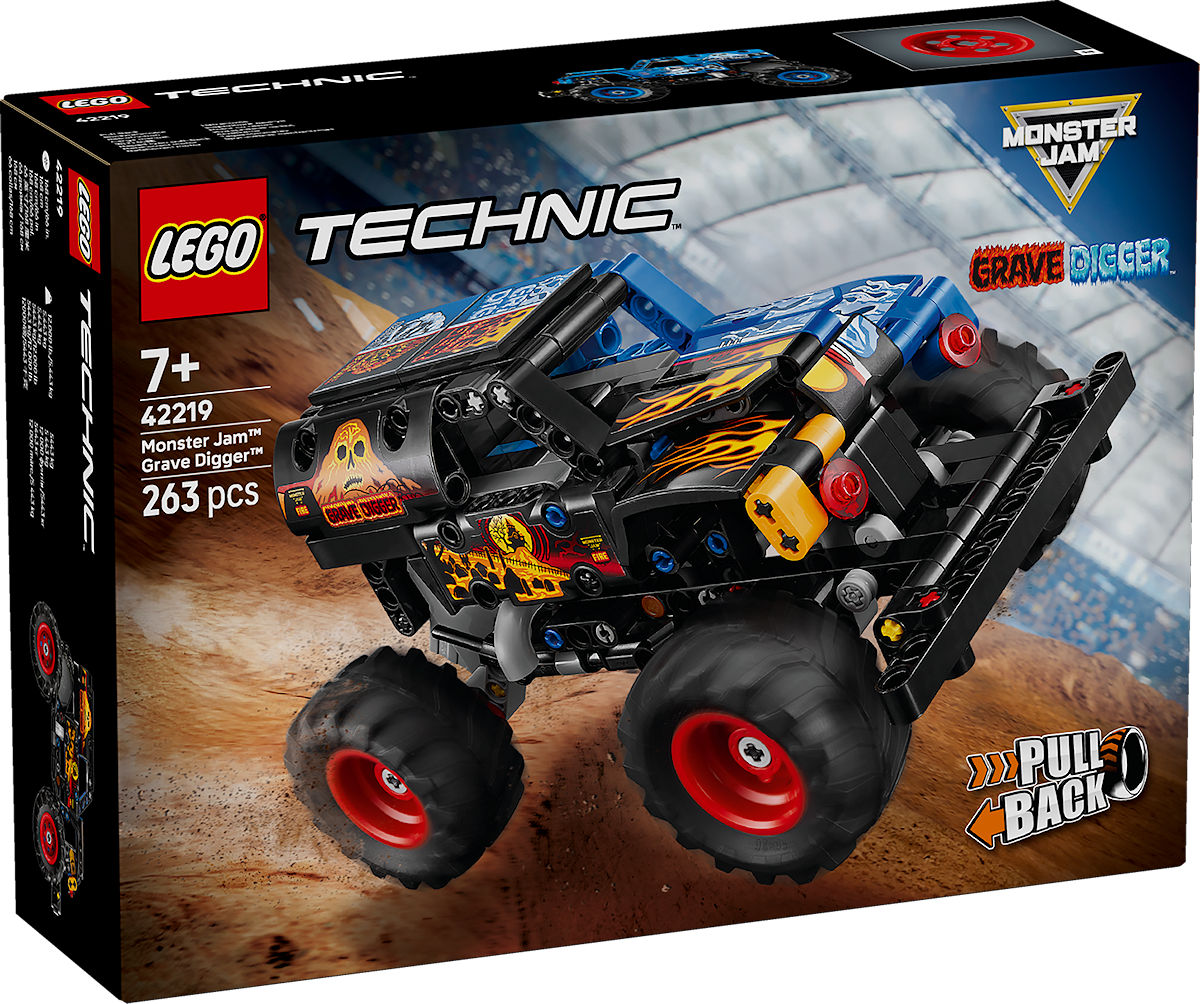 LEGO Technic Monster Jam Grave Digger vuur en ijs