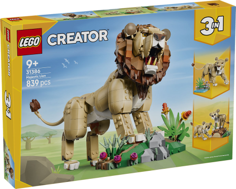LEGO CREATOR Wilde dieren: majestueuze leeuw