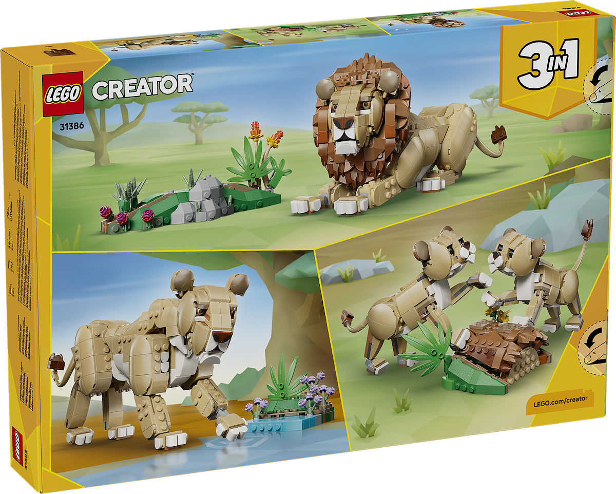 LEGO CREATOR Wilde dieren: majestueuze leeuw