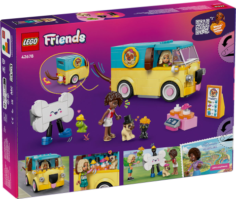 LEGO Friends Bestelwagen met dierenaccessoires