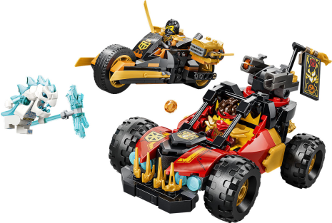 LEGO Ninjago Kai en Cole's combivoertuigen