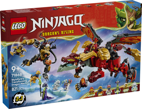 LEGO Ninjago Wyldfyre's transformerende drakenmecha