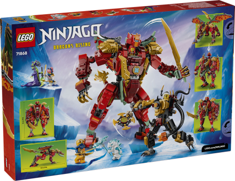 LEGO Ninjago Wyldfyre's transformerende drakenmecha