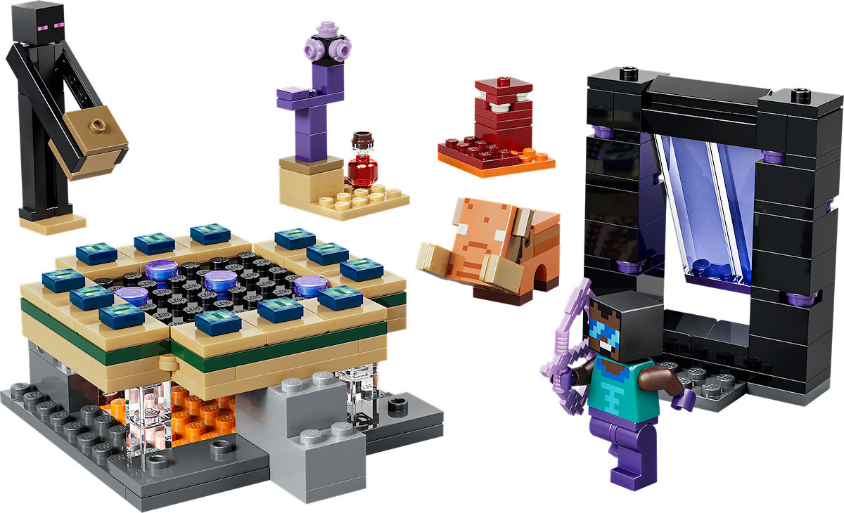 LEGO Minecraft Reis naar de Nether en het End-portaal