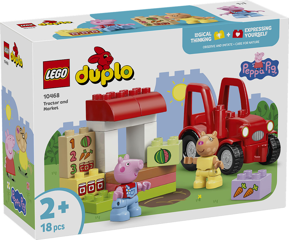 DUPLO Peppa Pig Tractor en marktkraam