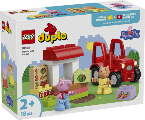 DUPLO Peppa Pig Tractor en marktkraam