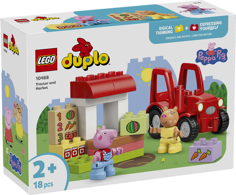 DUPLO Peppa Pig Tractor en marktkraam