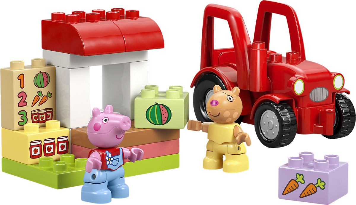 DUPLO Peppa Pig Tractor en marktkraam