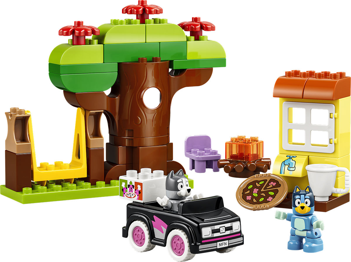 DUPLO Bluey Pizzameisjes met Muffin en Bluey