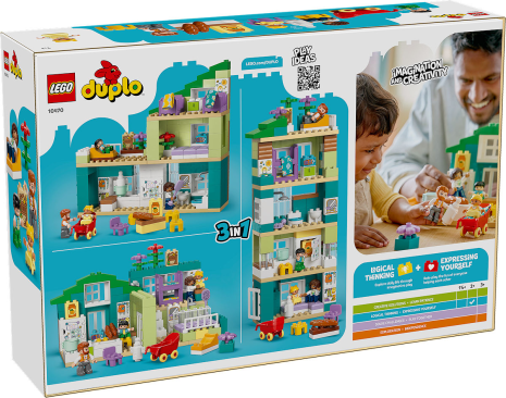DUPLO Town 3-in-1 modern woonhuis met figuren