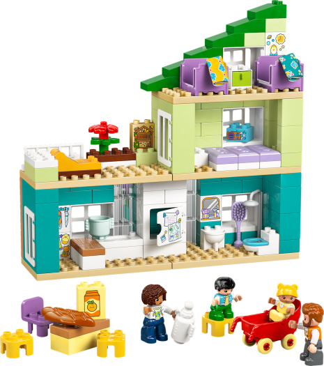 DUPLO Town 3-in-1 modern woonhuis met figuren