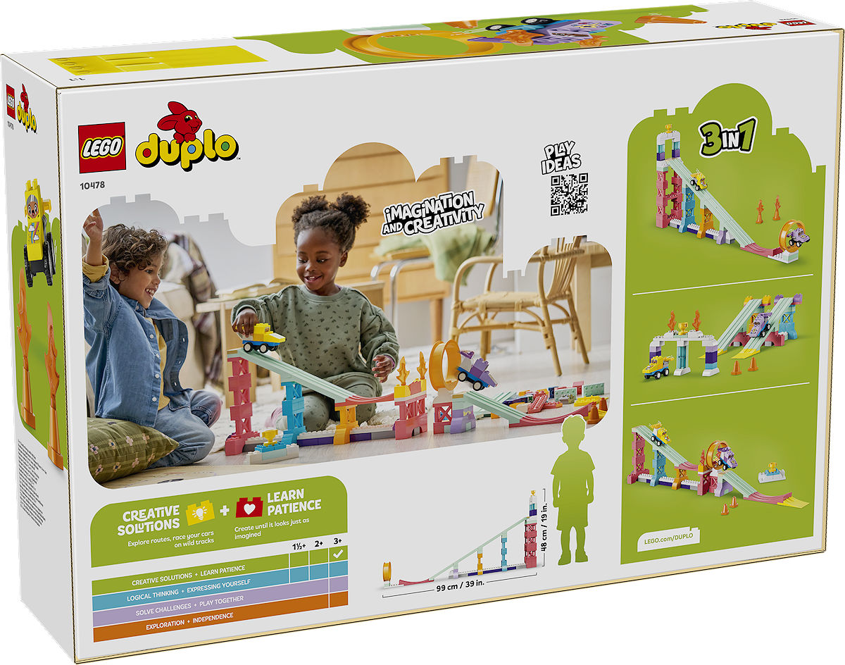 DUPLO Stad 3-in-1 creatieve hellingen met voertuigen