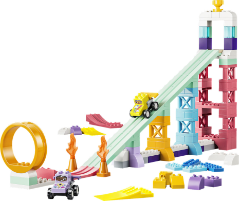 DUPLO Stad 3-in-1 creatieve hellingen met voertuigen