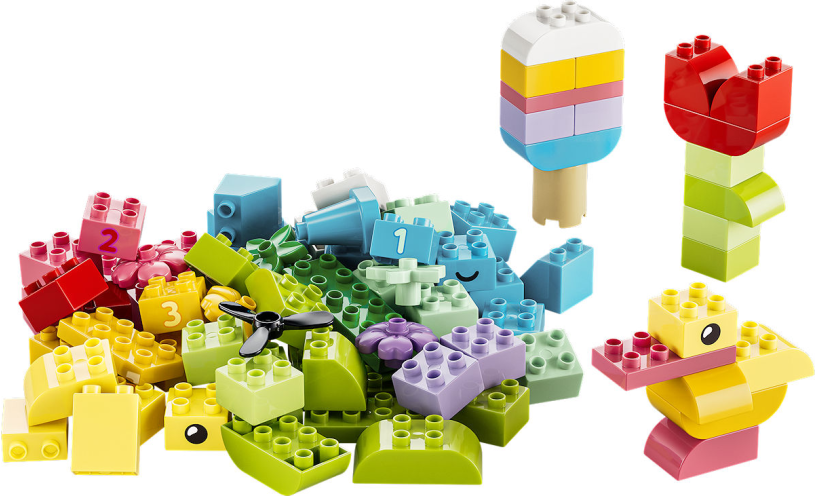 DUPLO Kleurrijke creatieve doos
