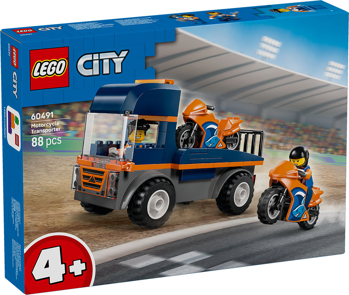 LEGO City Transportwagen voor motoren