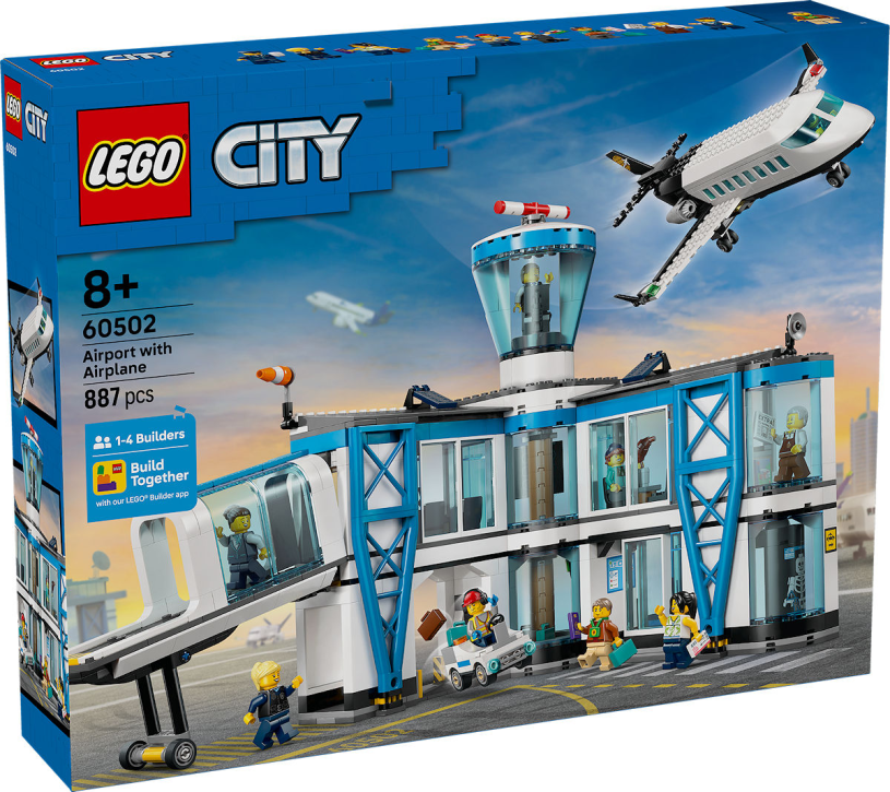 LEGO City Luchthaven met vliegtuig