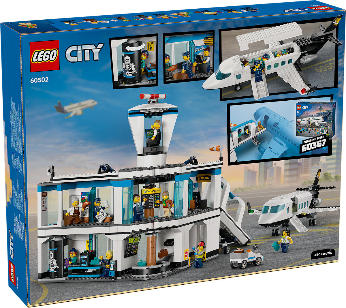 LEGO City Luchthaven met vliegtuig