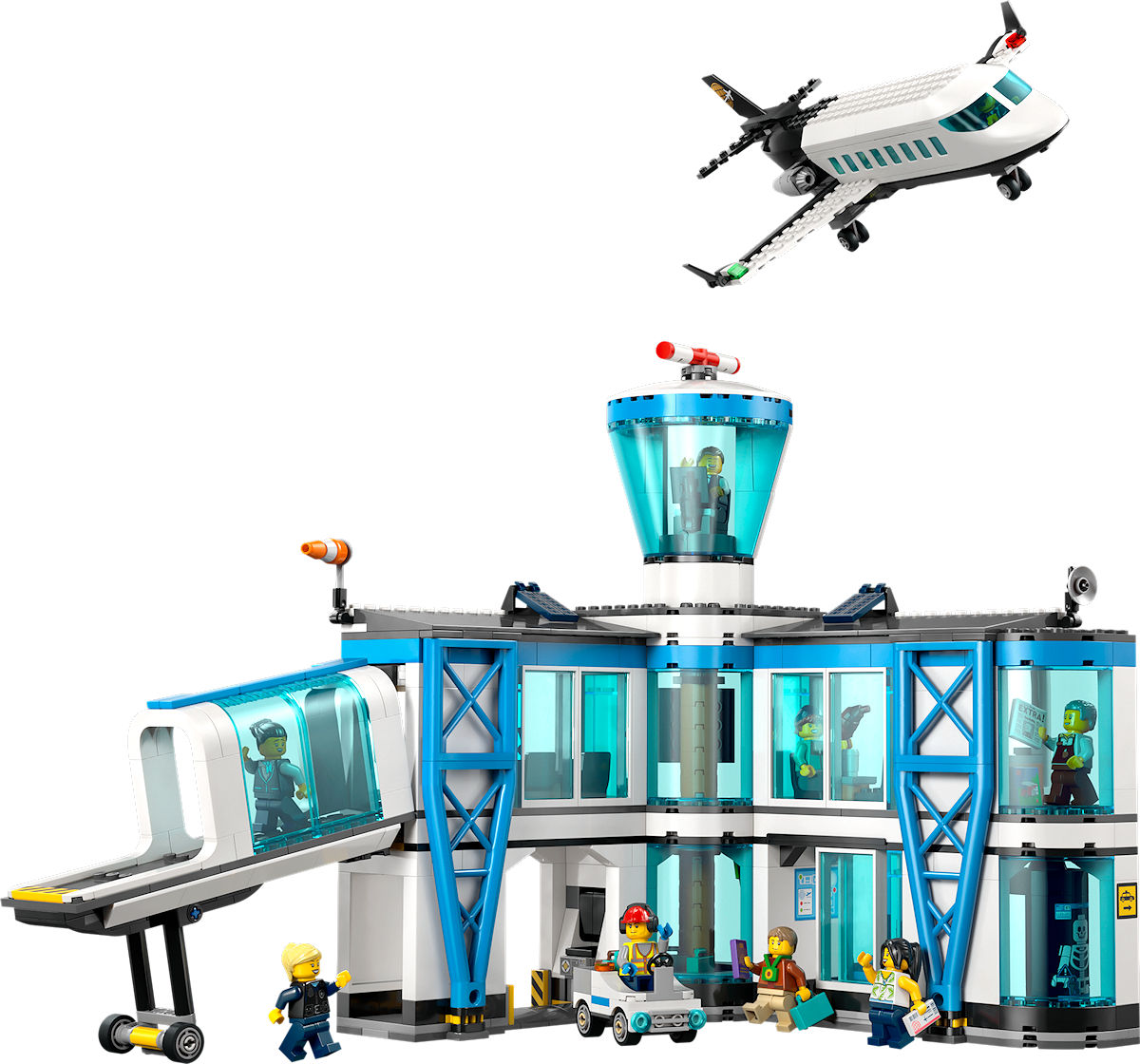 LEGO City Luchthaven met vliegtuig