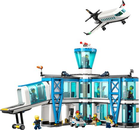 LEGO City Luchthaven met vliegtuig