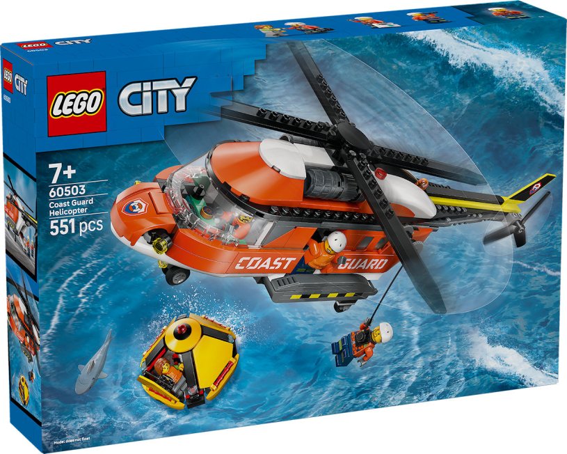 LEGO City Kustwacht helikopter