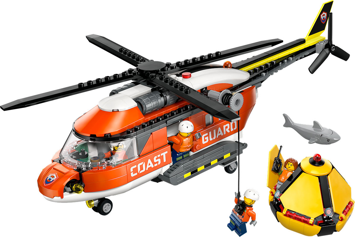LEGO City Kustwacht helikopter