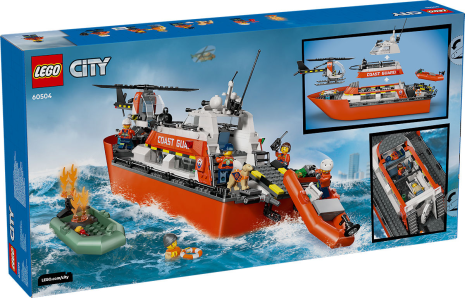 LEGO City Kustwacht reddingsboot met helikopter