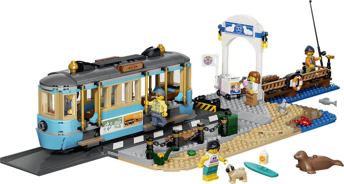 LEGO City Klassieke strandtram
