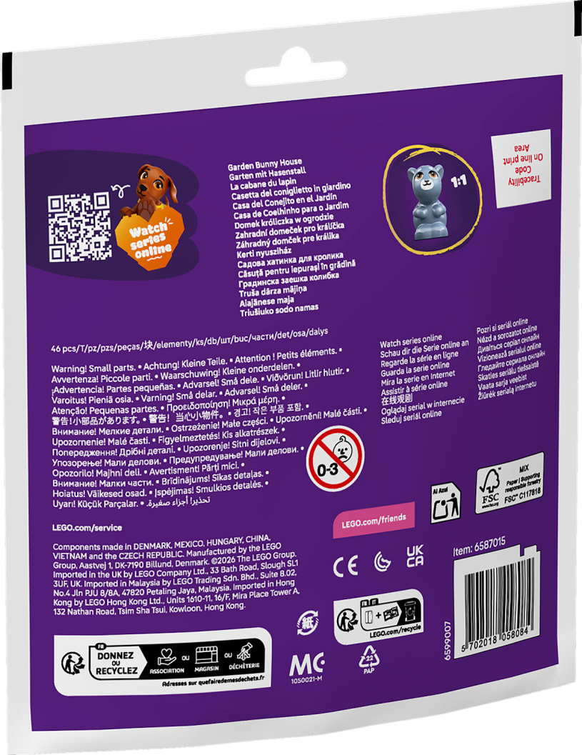 LEGO Impulse Bag - Friends Konijnenhok in de tuin
