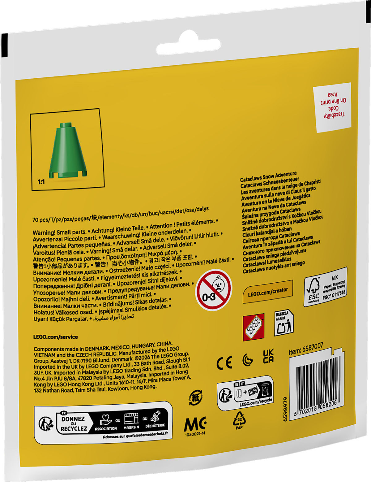 LEGO Impulse Bag - Cataclaws' sneeuwavontuur
