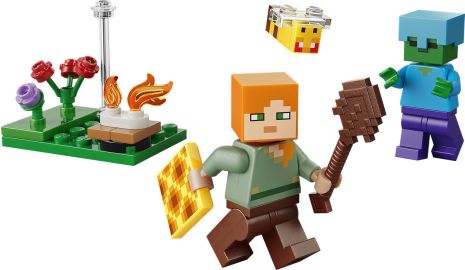 LEGO Impulse Bag - Minecraft Alex de strijd bij het kampvuur