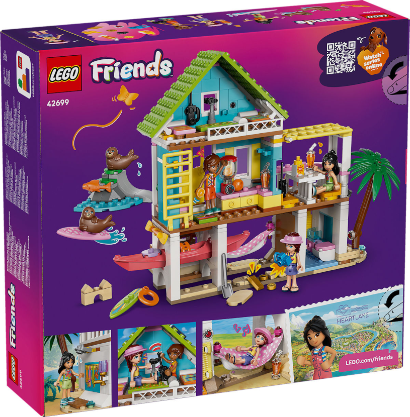 LEGO Friends Strandhuis met zeehonden