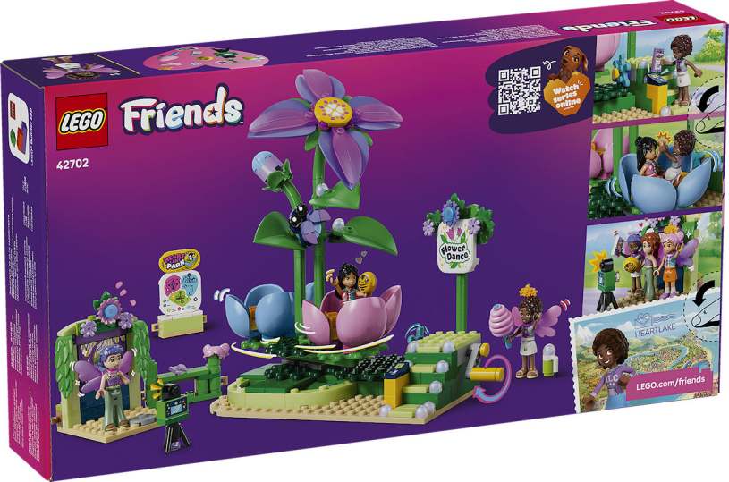 LEGO Friends Draaiende theekopjesattractie met bloementhema