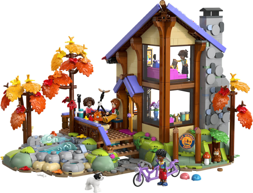 LEGO Friends Gezellige boshut in de herfst