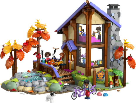 LEGO Friends Gezellige boshut in de herfst