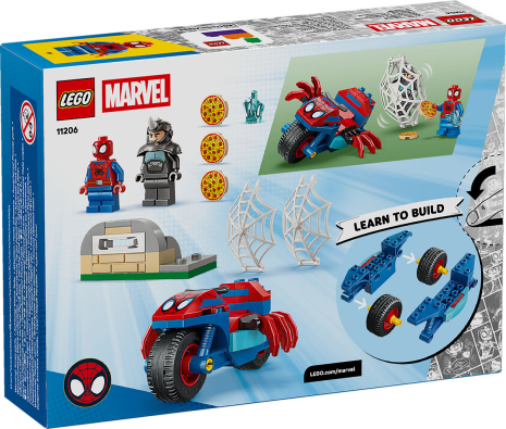 LEGO Spidey Spidey op zijn motor vs. Rhino