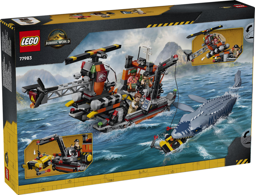 LEGO Jurassic World Mosasaurus bootaanval