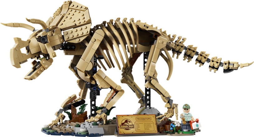 LEGO Jurassic World Dinosaurusfossielen: Triceratops