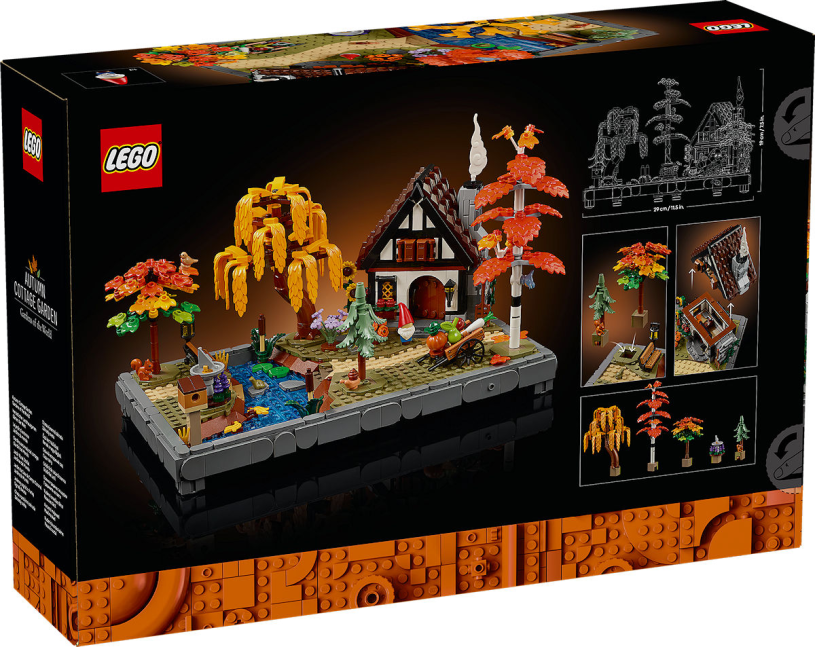 LEGO Icons Herfsttuin met cottage