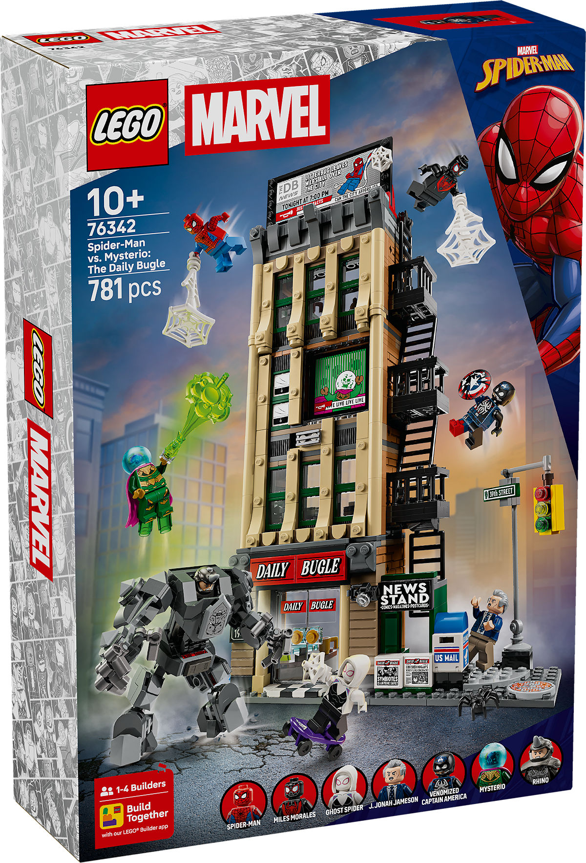 LEGO Super Heroes Spider-Man vs. Mysterio: de Daily Bugle