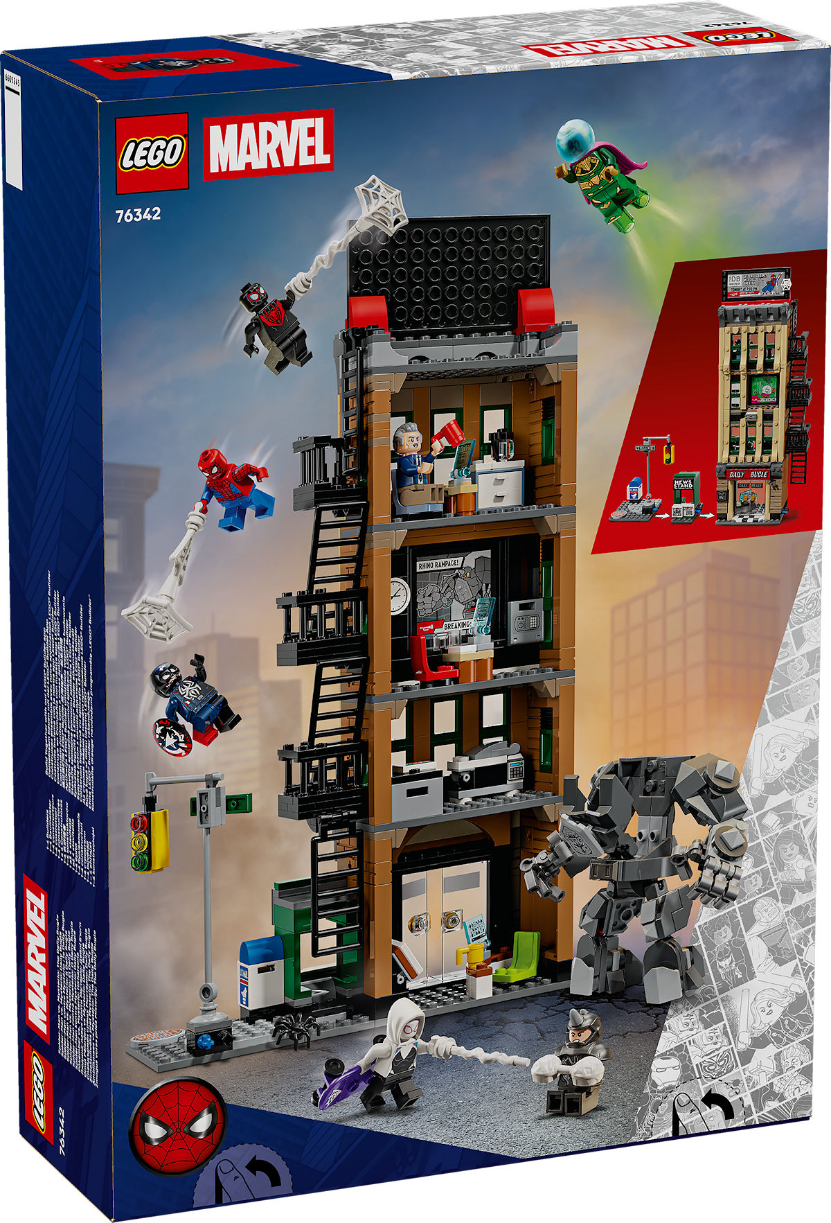 LEGO Super Heroes Spider-Man vs. Mysterio: de Daily Bugle