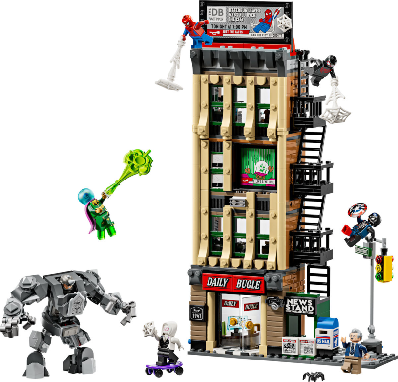 LEGO Super Heroes Spider-Man vs. Mysterio: de Daily Bugle