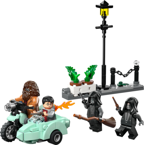 LEGO Harry Potter Hagrid en Harry's Ligusterlaan ontsnapping