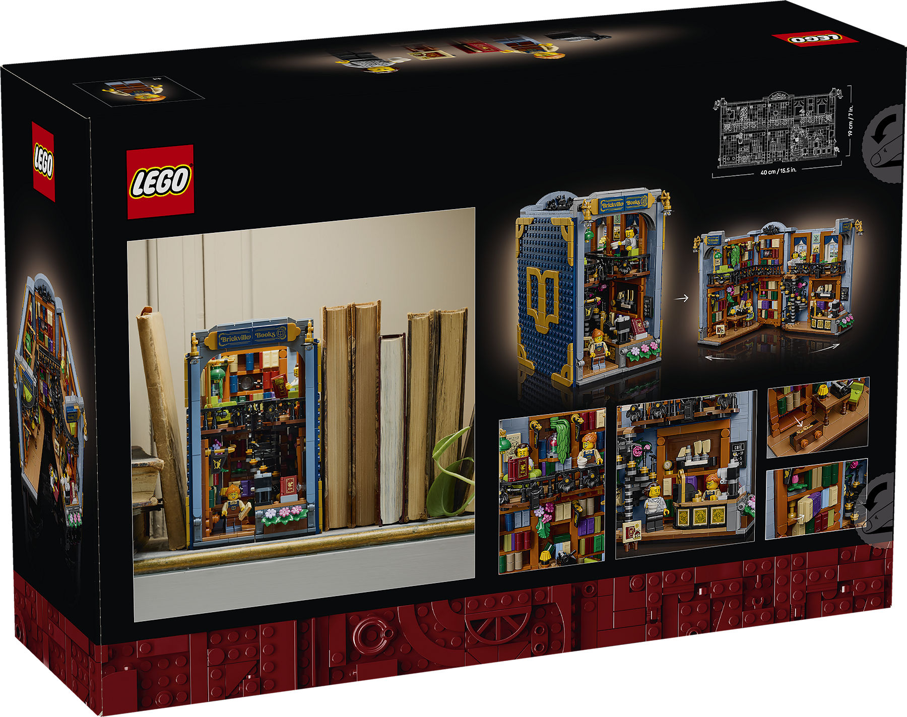LEGO Icons Boekensteun: Boekhandel