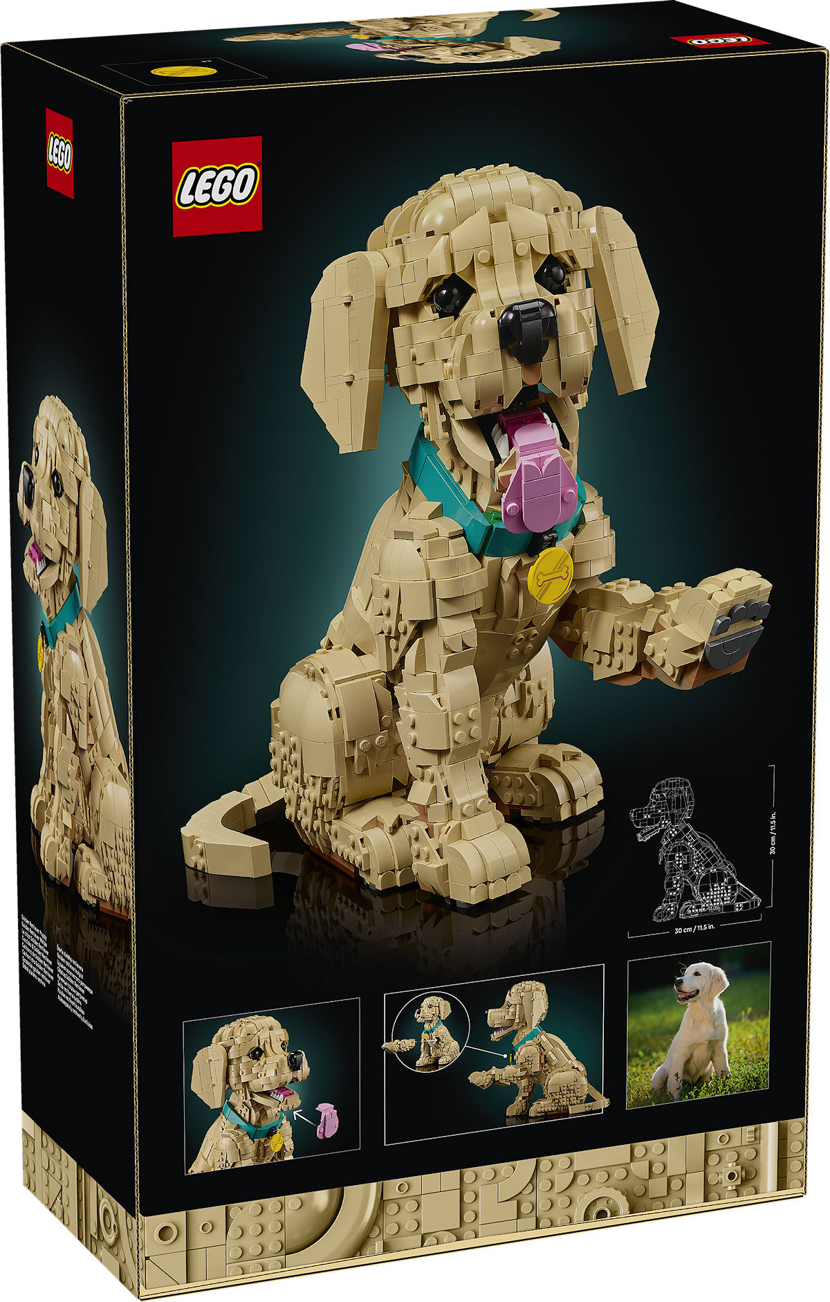 LEGO Icons Golden retriever puppy