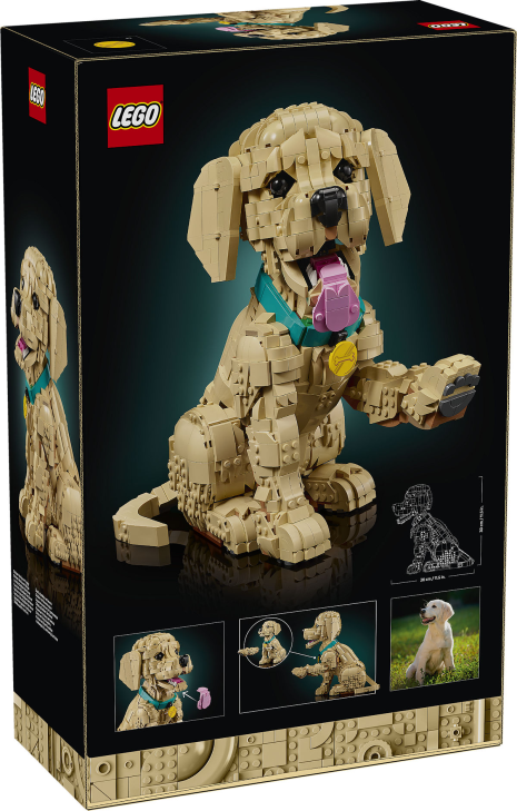 LEGO Icons Golden retriever puppy