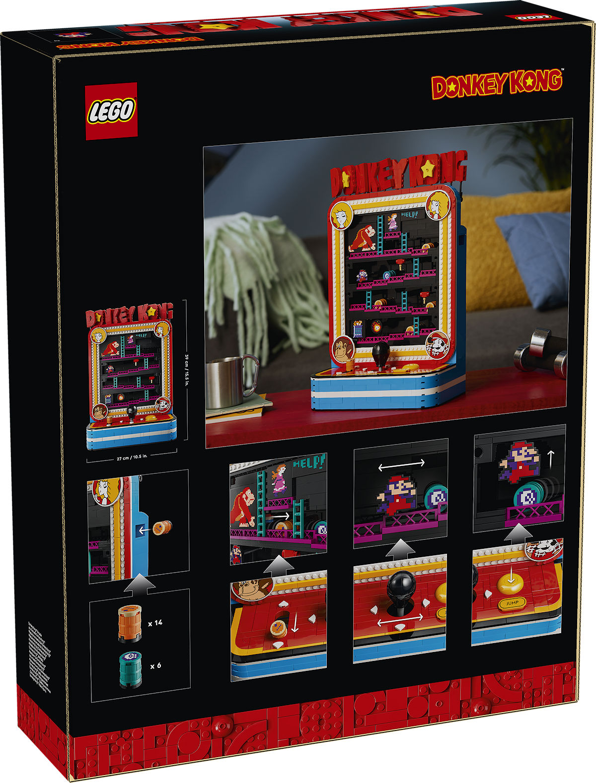 LEGO Super Mario Donkey Kong Arcade Game